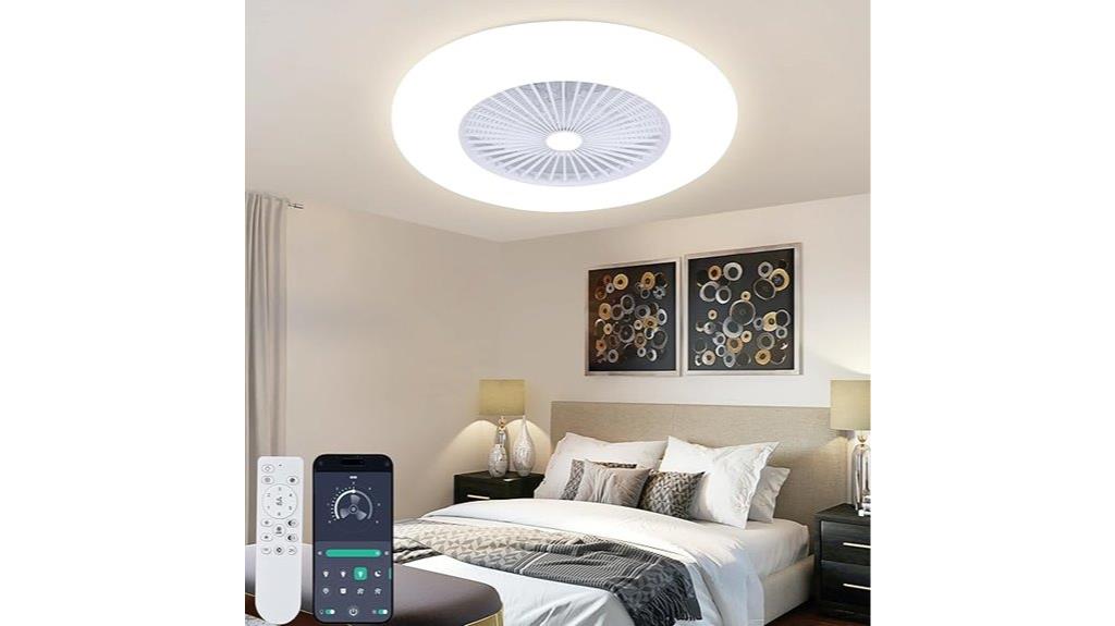 bladeless led ceiling fan
