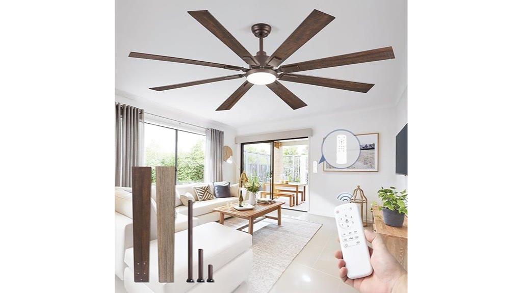 bronze ceiling fan with lights