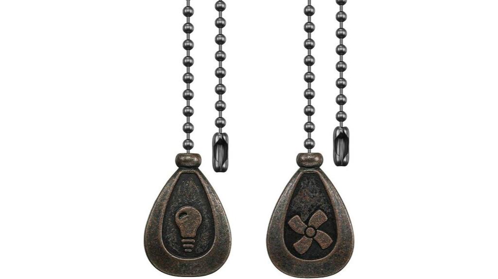 bronze fan chain set