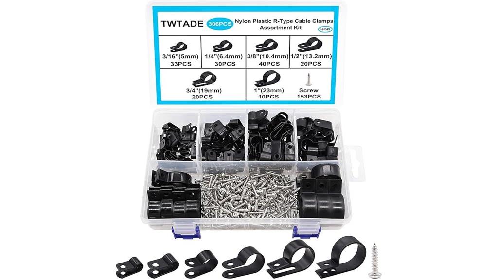 cable clamp assortment kit