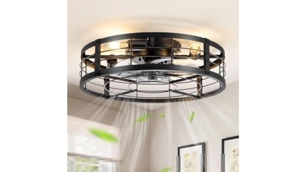 caged fan with remote