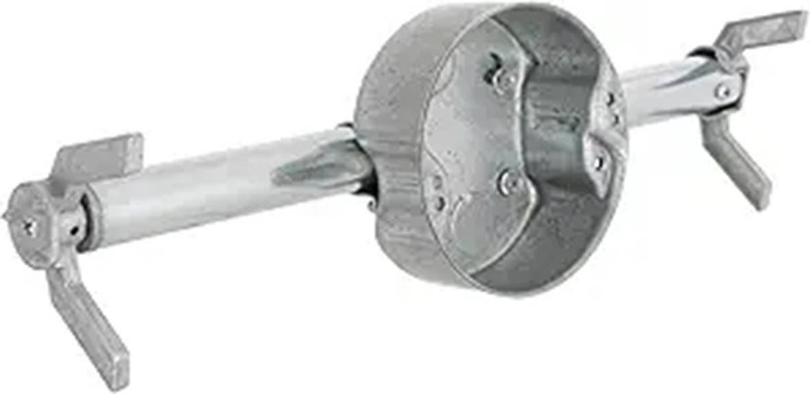 ceiling fan support gray