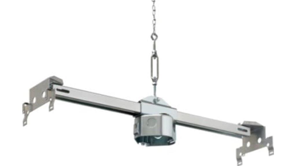 ceiling mounted steel fixture box