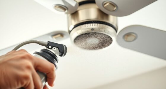 clean ceiling fan motors