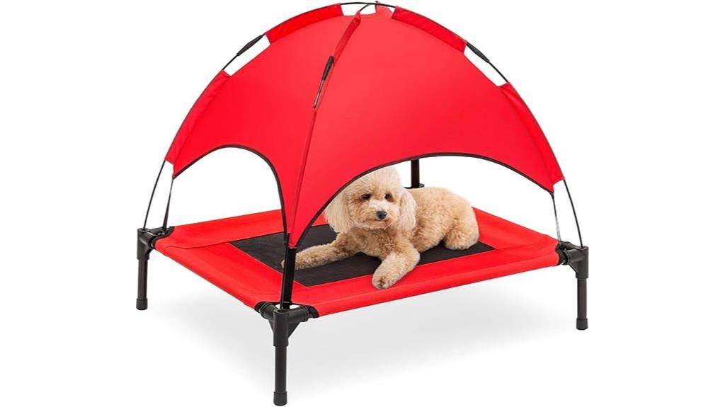 cooling dog bed canopy