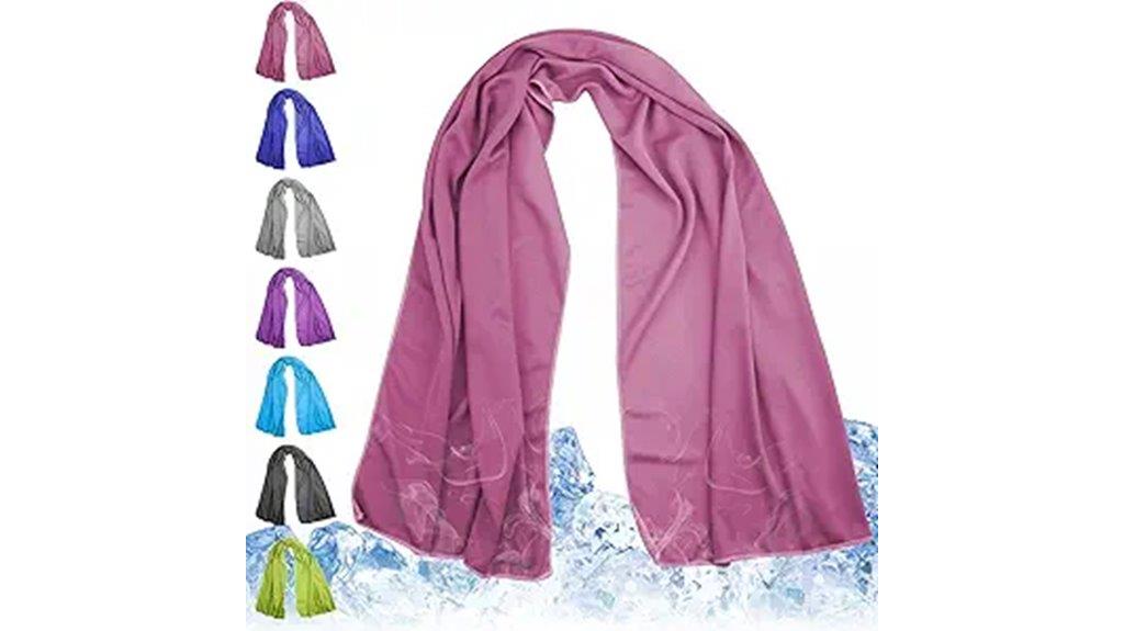 cooling neck wrap towels