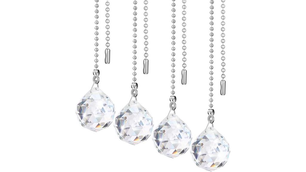 crystal fan pull extensions