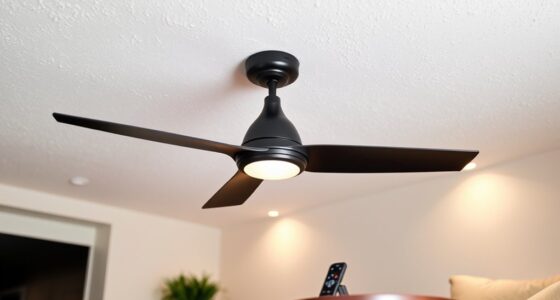 damp rated flush mount fans