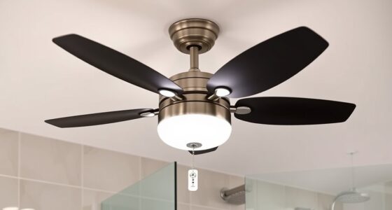 damp rated remote ceiling fans