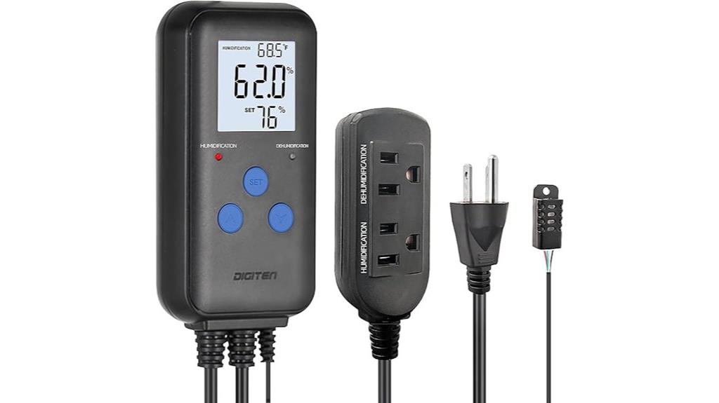 digital humidity and temperature controller