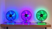 dual purpose led fans