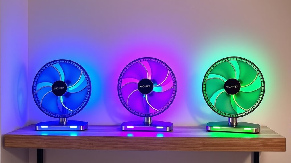 dual purpose led fans