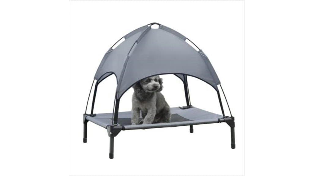 elevated dog bed canopy