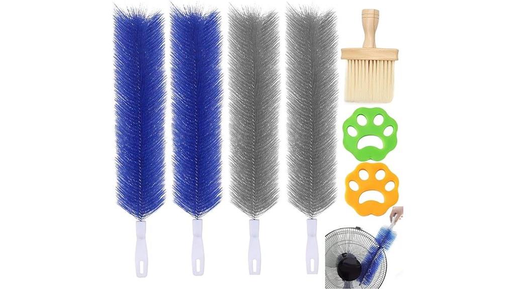 fan cleaning brush set