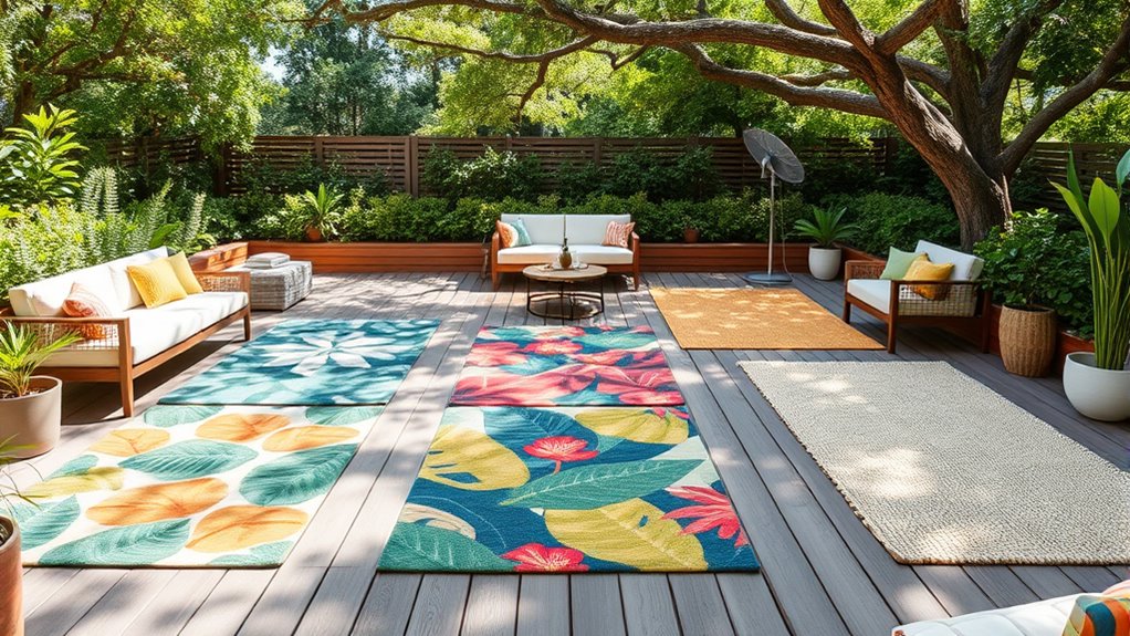 fast drying outdoor rug options