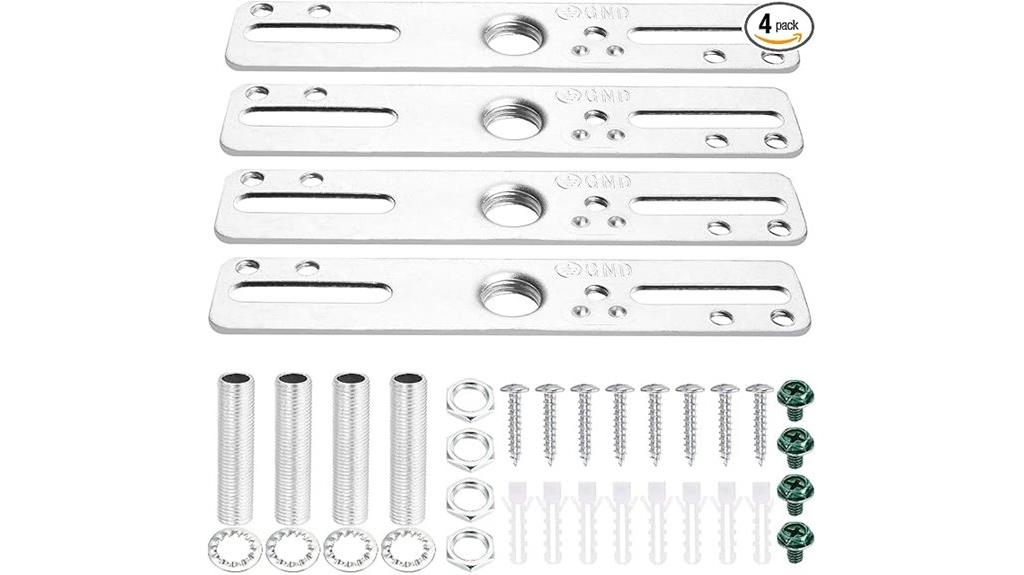 four piece mounting bracket