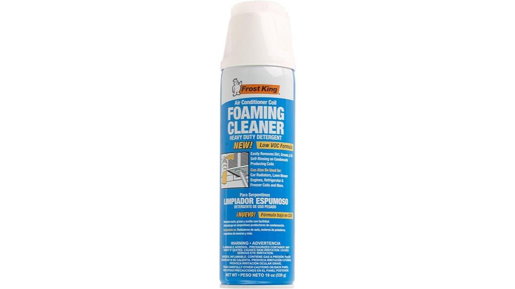 frost king foam cleaner