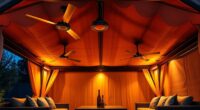 gazebo fans with heat