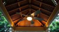 gazebo fans with led