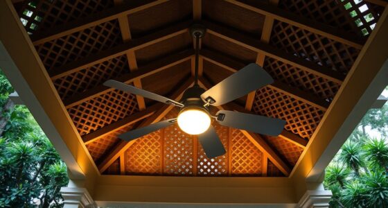 gazebo fans with led