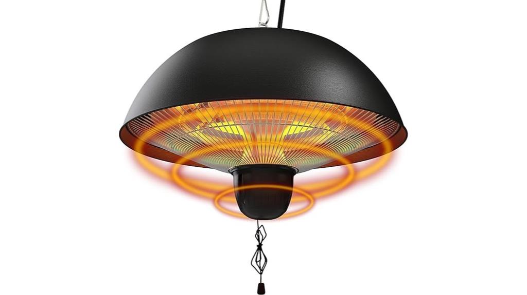 hanging infrared patio heater
