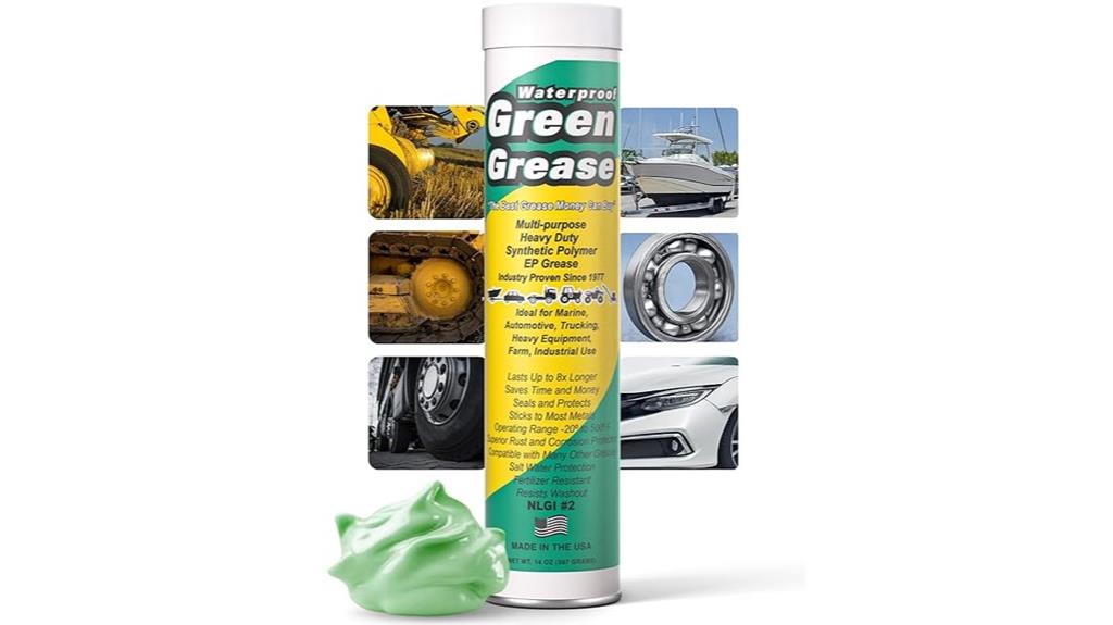heavy duty green grease tube