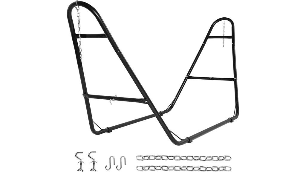 heavy duty steel hammock stand