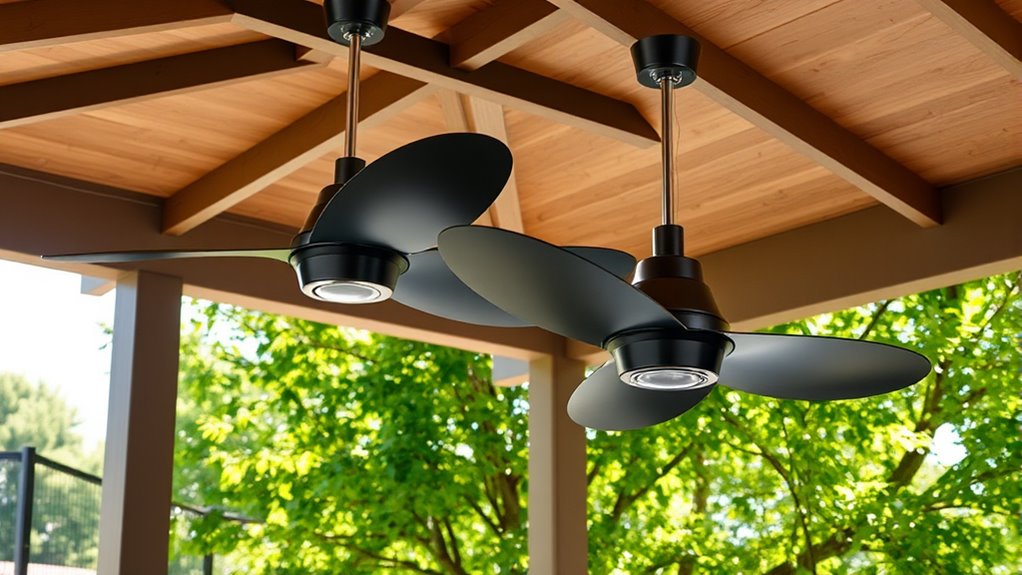 high airflow gazebo fans