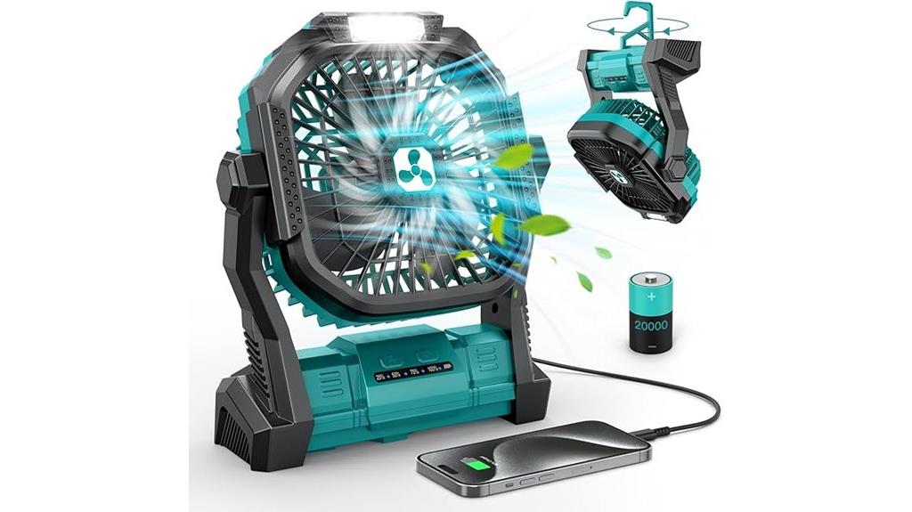 high capacity portable fan