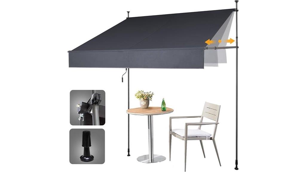 home demo awning size