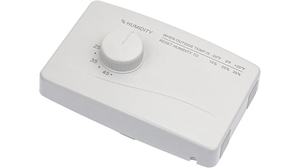 home humidifier control manual