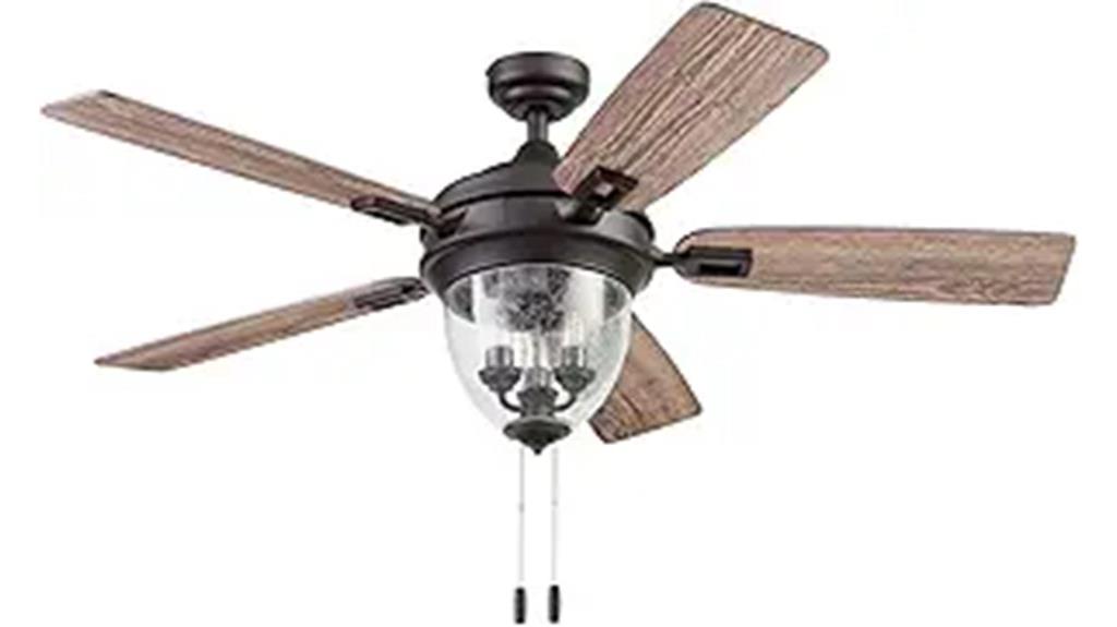 honeywell 52 inch led fan