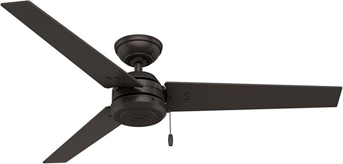 hunter 52 inch bronze fan