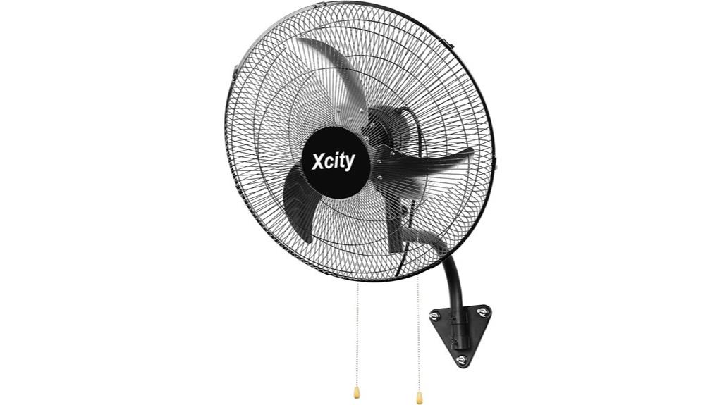 industrial wall mount fan