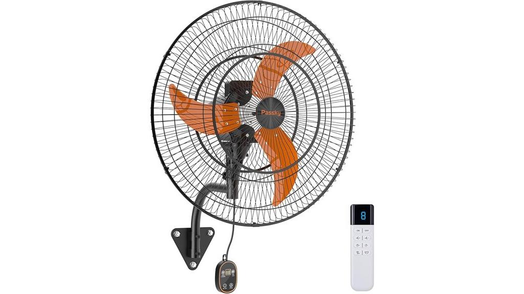 industrial wall mounted fan