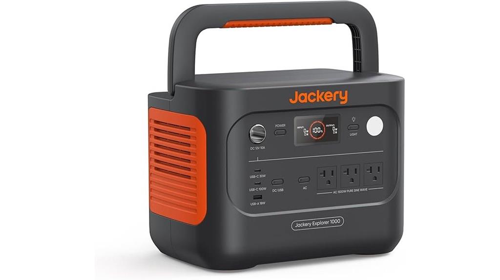 jackery explorer 1000v2 power
