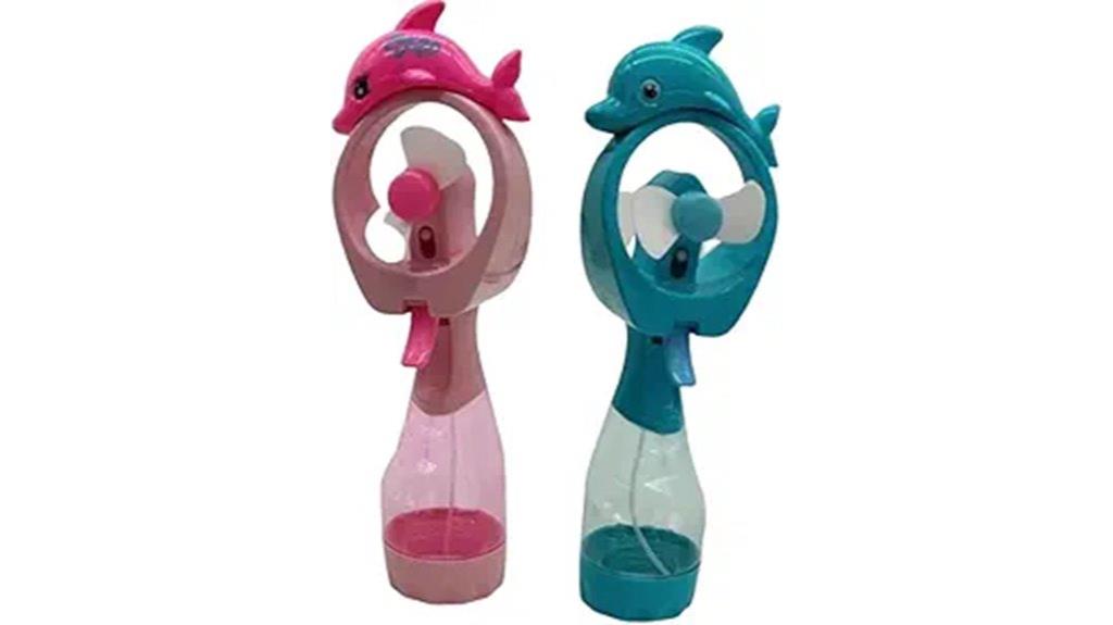 kids dolphin fan spray