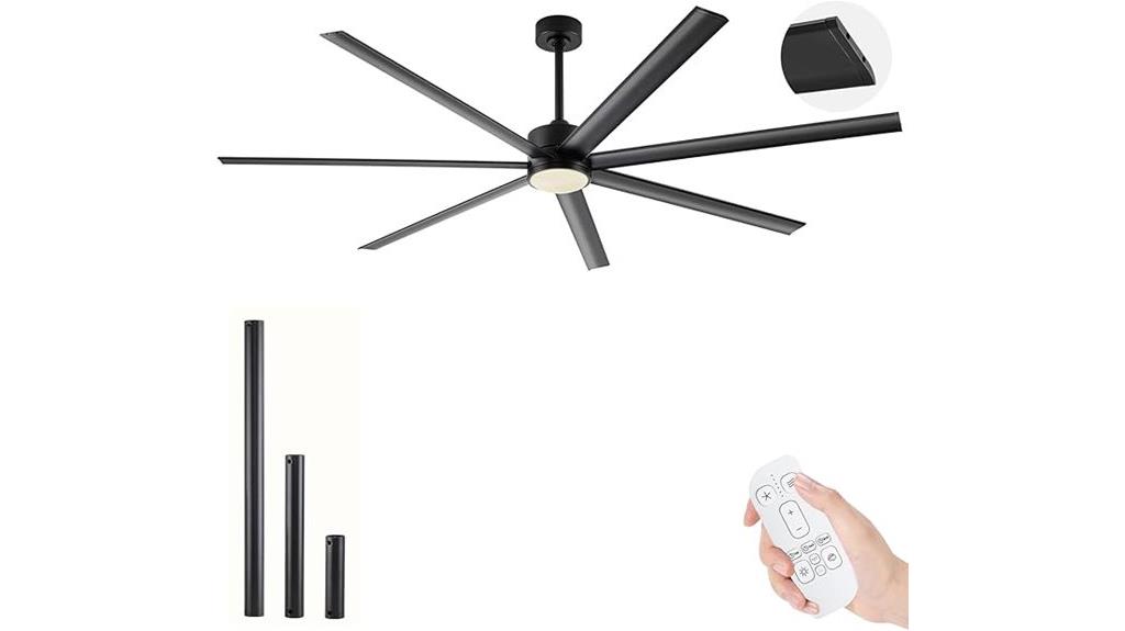 large black outdoor fan