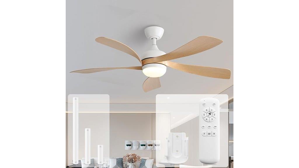 large ceiling fan with lights