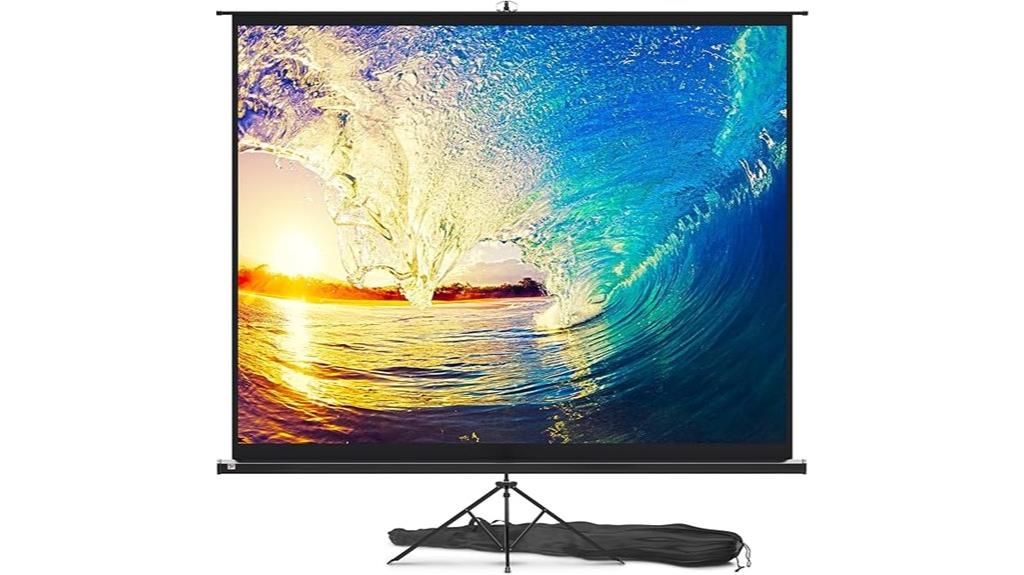 large portable projector screen