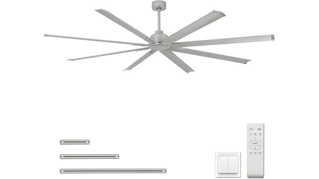 large remote ceiling fan