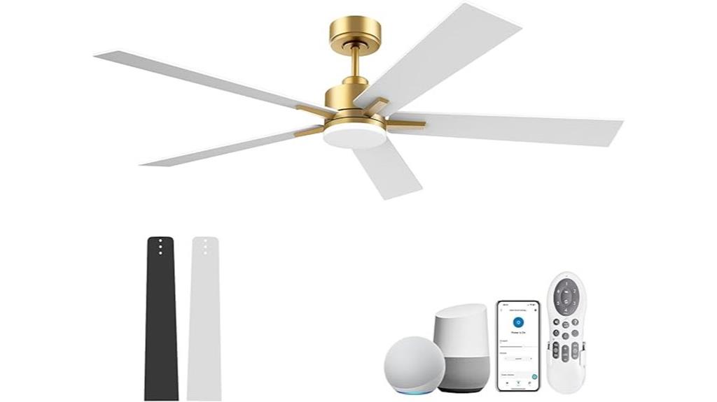 large smart ceiling fan