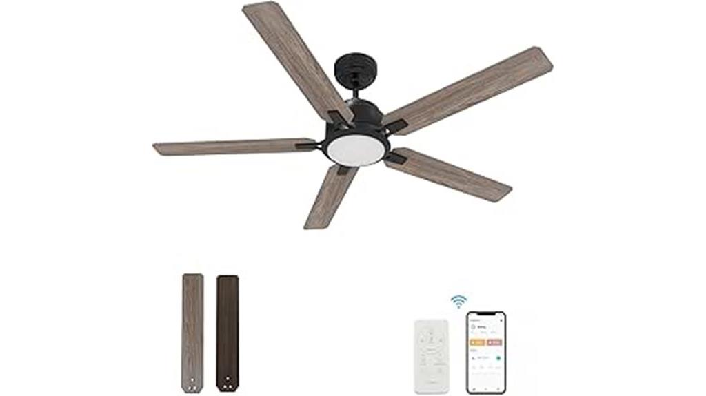 large smart ceiling fan