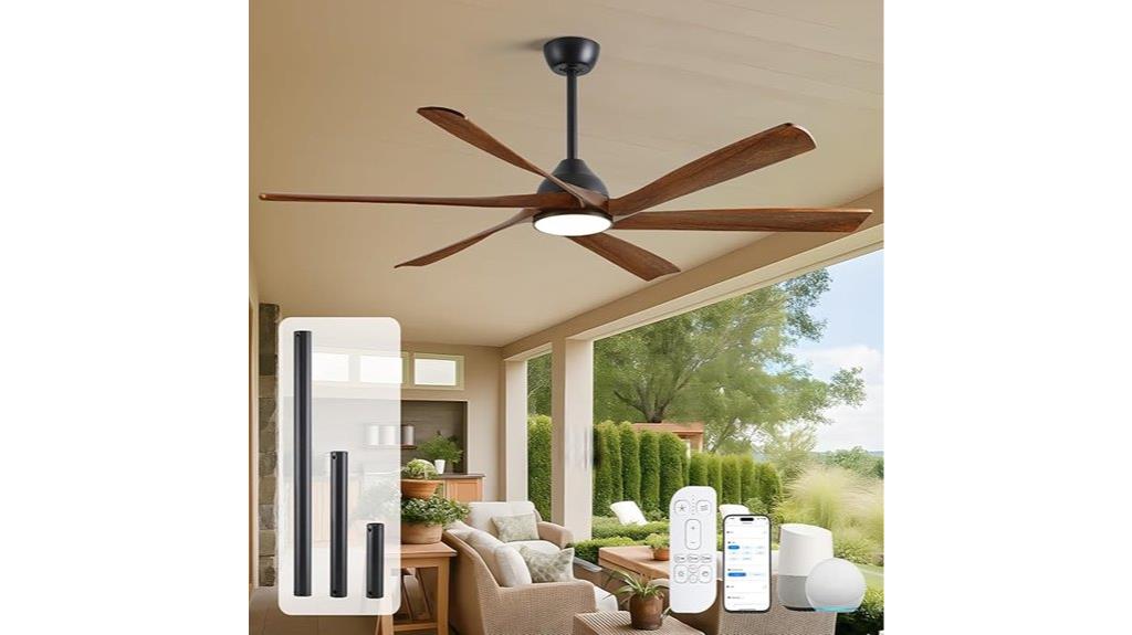 large smart outdoor fan