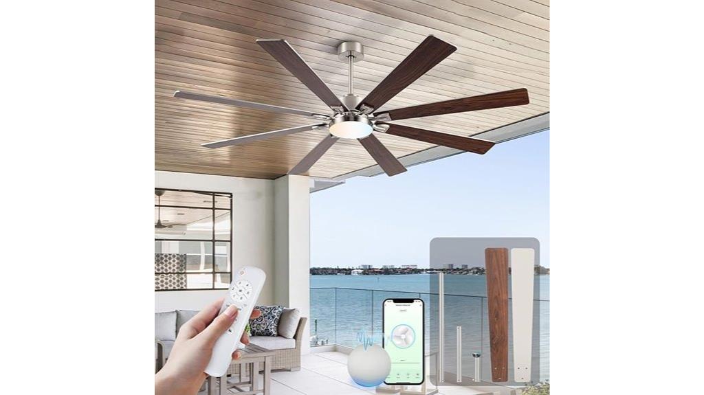 large wifi ceiling fan