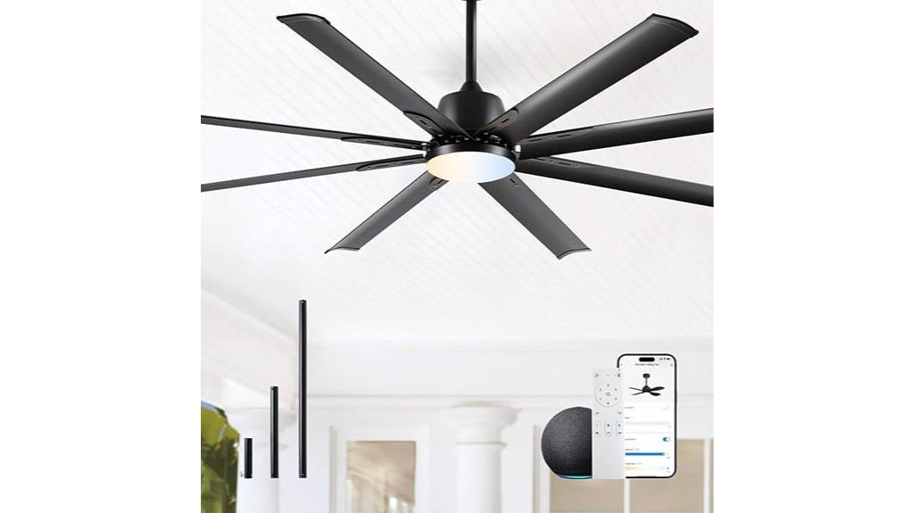 large wifi enabled smart fan