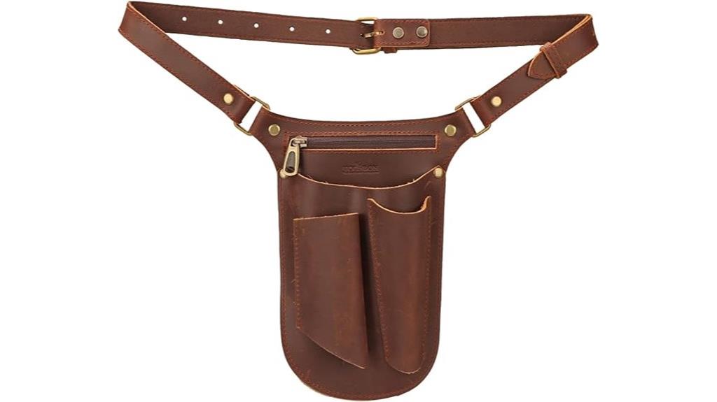 leather gardening tool belt