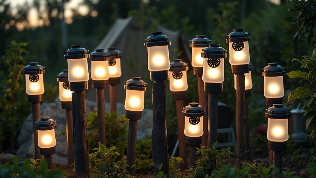 led lanterns with built in fans