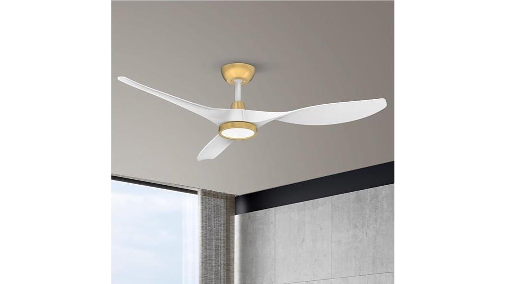 modern 52 inch ceiling fan