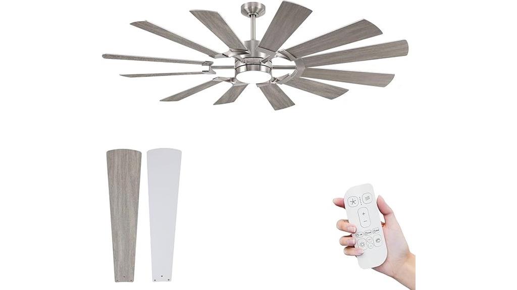 modern 62 inch outdoor fan